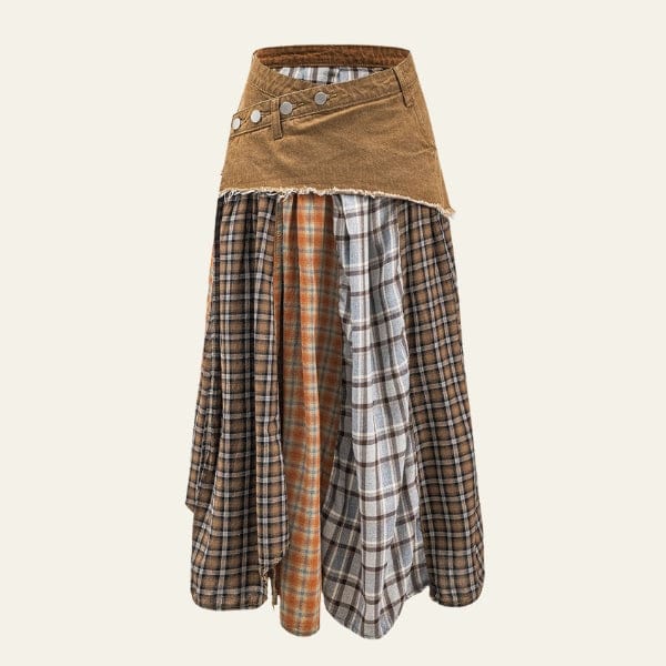 Velira Trousers & Bottoms Women Ruda / S Aspen Pataisytas Džinsinis Midi Sijonas