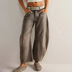 Velira Trousers & Bottoms Women Ruda / S Avenue plačių kojų džinsai