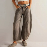 Velira Trousers & Bottoms Women Ruda / S Avenue plačių kojų džinsai
