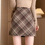 Velira Trousers & Bottoms Women Ruda / S Camden Check A-Line Mini Sijonas