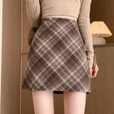 Velira Trousers & Bottoms Women Ruda / S Camden Check A-Line Mini Sijonas