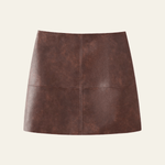 Velira Trousers & Bottoms Women Ruda / S Marcelline Vintage Užtrauktuko Sijonas