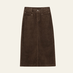 Velira Trousers & Bottoms Women Ruda / S Milano Korduroy Midi Sijonas