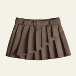 Velira Trousers & Bottoms Women Ruda / XS Amelie sluoksniuota klostuota mini sijonas