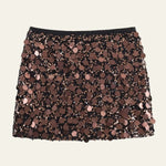 Velira Trousers & Bottoms Women Ruda / XS Riviera diskų blizgučių mini sijonas