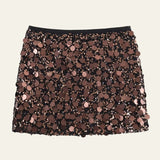 Velira Trousers & Bottoms Women Ruda / XS Riviera diskų blizgučių mini sijonas
