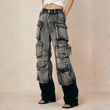 Velira Trousers & Bottoms Women SoHo daugiasluoksniai krovinių džinsai