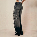 Velira Trousers & Bottoms Women SoHo daugiasluoksniai krovinių džinsai