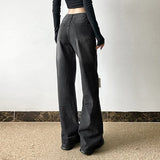Velira Trousers & Bottoms Women Soho Kristalų Platus Kojų Džinsai