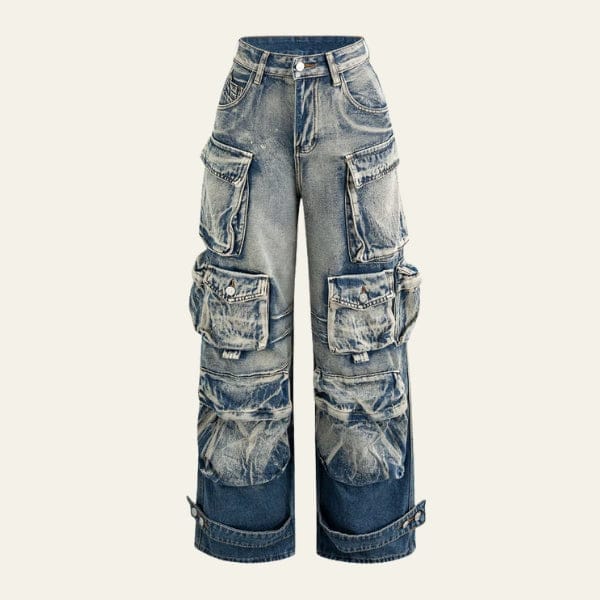 Velira Trousers & Bottoms Women Šviesiai mėlyna / S SoHo daugiasluoksniai krovinių džinsai