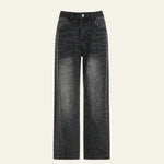 Velira Trousers & Bottoms Women Tamsiai Pilka / S Soho Kristalų Platus Kojų Džinsai