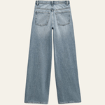 Velira Trousers & Bottoms Women Turino plačių kojų džinsai