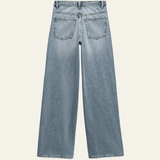 Velira Trousers & Bottoms Women Turino plačių kojų džinsai