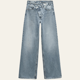 Velira Trousers & Bottoms Women Turino plačių kojų džinsai