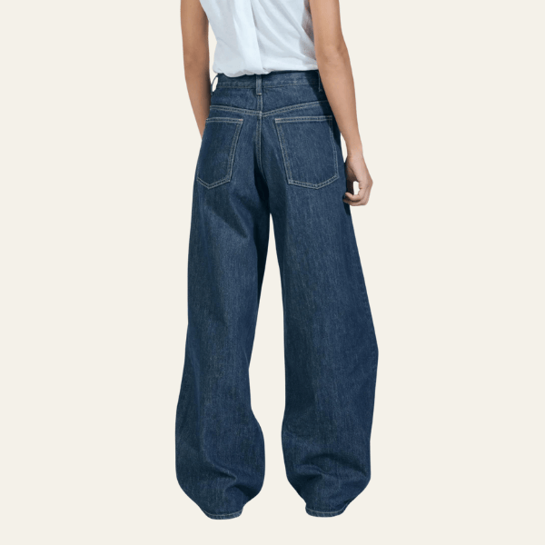 Velira Trousers & Bottoms Women Turino plačių kojų džinsai