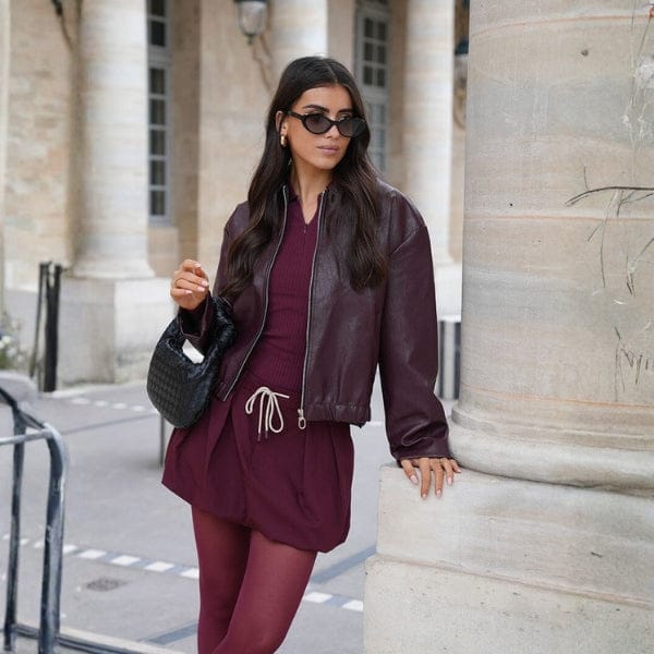 Velira Trousers & Bottoms Women Veronos burgundiška sijonas