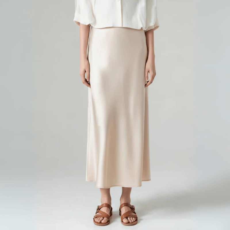 Velira Trousers & Bottoms Women Veronos šilkinė midi sijonas