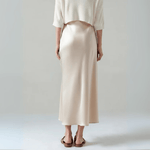 Velira Trousers & Bottoms Women Veronos šilkinė midi sijonas