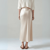 Velira Trousers & Bottoms Women Veronos šilkinė midi sijonas