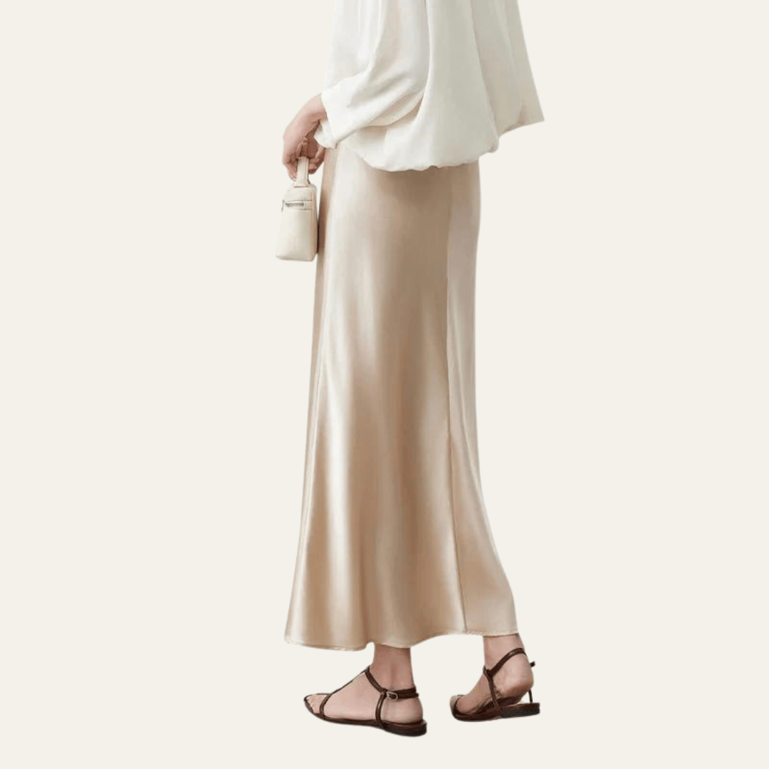 Velira Trousers & Bottoms Women Veronos šilkinė midi sijonas