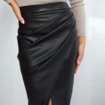 Velira Trousers & Bottoms Women Vienos odos midi sijonas