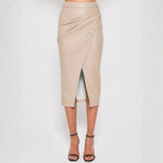 Velira Trousers & Bottoms Women Vienos odos midi sijonas
