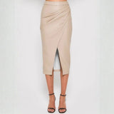 Velira Trousers & Bottoms Women Vienos odos midi sijonas