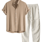 Velira Two Pieces Outfits Bežinė / S Sidnėjaus lino komplektas