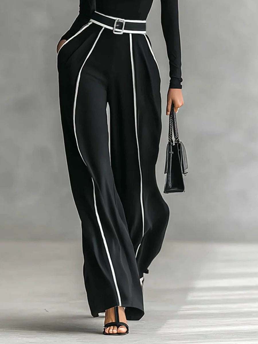 Velira Vera™ | Elegantiškas komplektas su kontrastingais akcentais