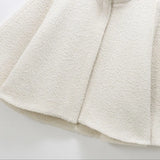 Velira Willow | Textured Wool Cape Jacket Vilis | Tekstūruotas vilnos apsiaustas