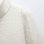 Velira Willow | Textured Wool Cape Jacket Vilis | Tekstūruotas vilnos apsiaustas