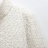 Velira Willow | Textured Wool Cape Jacket Vilis | Tekstūruotas vilnos apsiaustas