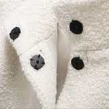 Velira Willow | Textured Wool Cape Jacket Vilis | Tekstūruotas vilnos apsiaustas