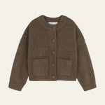 Velira Womens Knitwear Amara Stora Mygtukinė Megztinė