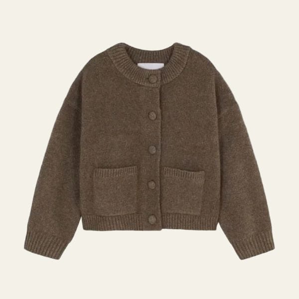 Velira Womens Knitwear Amara Stora Mygtukinė Megztinė
