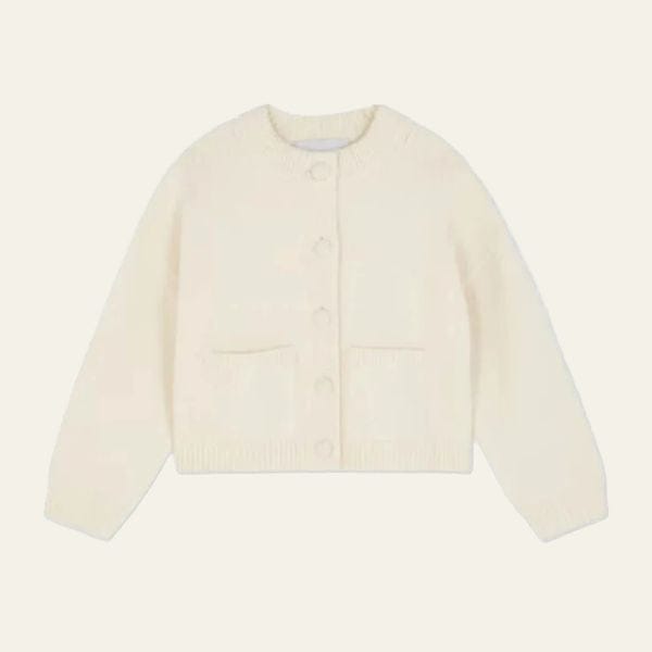 Velira Womens Knitwear Amara Stora Mygtukinė Megztinė