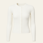 Velira Womens Knitwear Balta / S Amalfi megztinis kardiganas