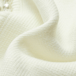 Velira Womens Knitwear Balta / Vienas dydis Amara Perlų Apykaklė Kardiganas