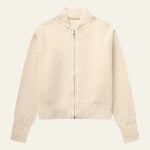Velira Womens Knitwear Bežinė / S Ciuricho užtrauktukas megztinis