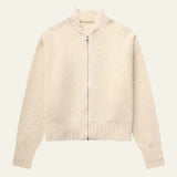 Velira Womens Knitwear Bežinė / S Ciuricho užtrauktukas megztinis
