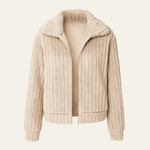 Velira Womens Knitwear Bežinė / S Vienos Plush Cardigan