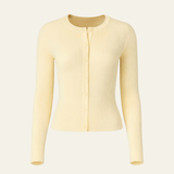 Velira Womens Knitwear Geltona / S Amalfi megztinis kardiganas