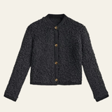 Velira Womens Knitwear Juoda / S Liucernos avikailio kardiganas