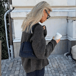 Velira Womens Knitwear Kopenhagos Kardiganas Su Kaklaraiščiu