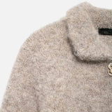 Velira Womens Knitwear Luzernų vilnos megztas kardiganas