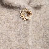 Velira Womens Knitwear Luzernų vilnos megztas kardiganas