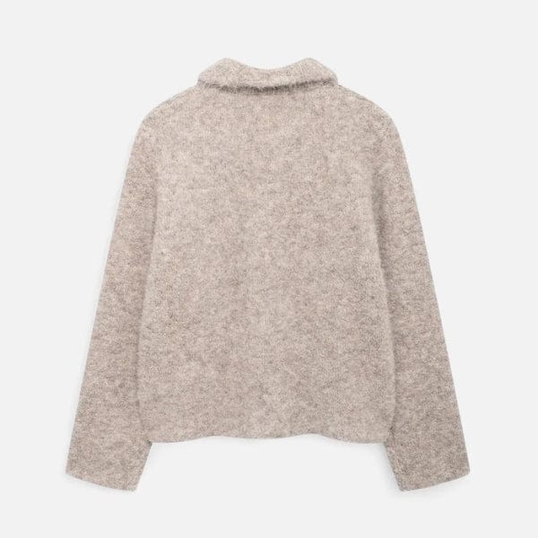 Velira Womens Knitwear Luzernų vilnos megztas kardiganas