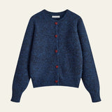 Velira Womens Knitwear Mėlyna / Vienas dydis Oslo širdies megztinis kardiganas