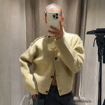 Velira Womens Knitwear Milan Raukšlėtas Kardiganas Su Stovinčiu Apykakle