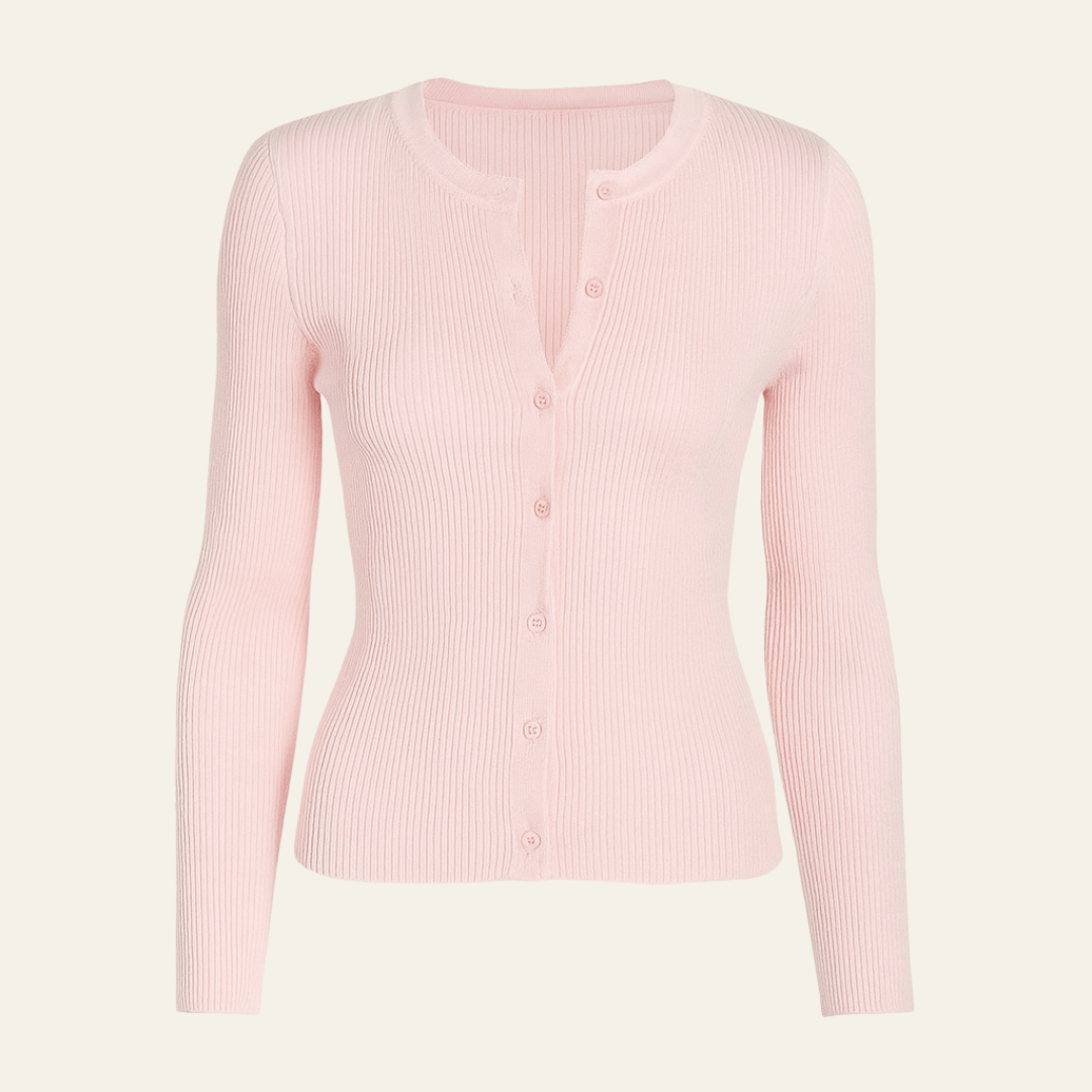 Velira Womens Knitwear Rožinė / S Amalfi megztinis kardiganas